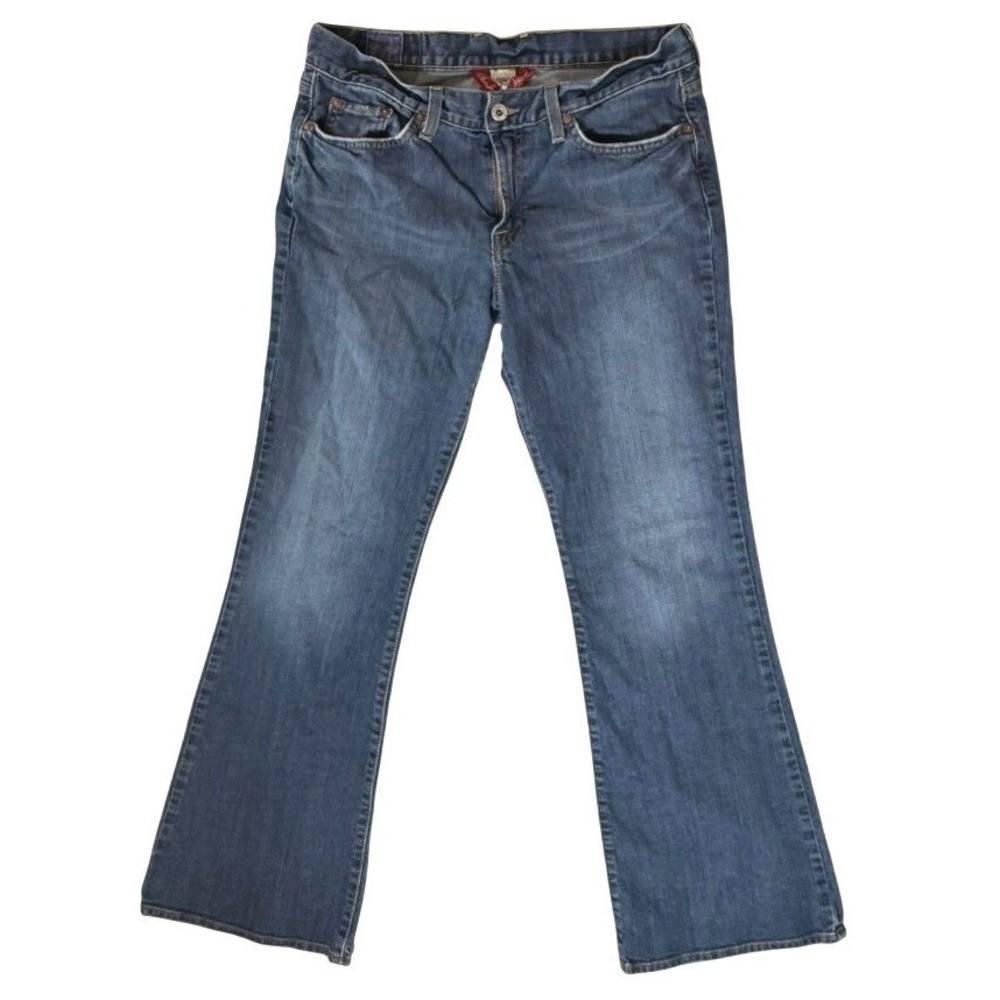 Lucky Brand Gene Montesano Womens Bootcut Jeans Size 10/30 Short Inseam Blue